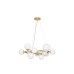 9028856 Висечка светилка ODILLIA LED 11XG9 Златен Метал и Опално Стакло Nova Luce 9028856 Висечка светилка ODILLIA LED 11XG9 Златен Метал и Опално Стакло Nova Luce